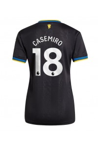 Manchester United Casemiro #18 Jalkapallovaatteet Naisten Kolmaspaita 2025-26 Lyhythihainen